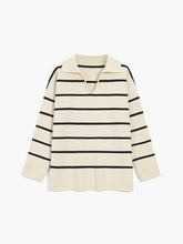 Old Money Aesthetics Stripe Sweater